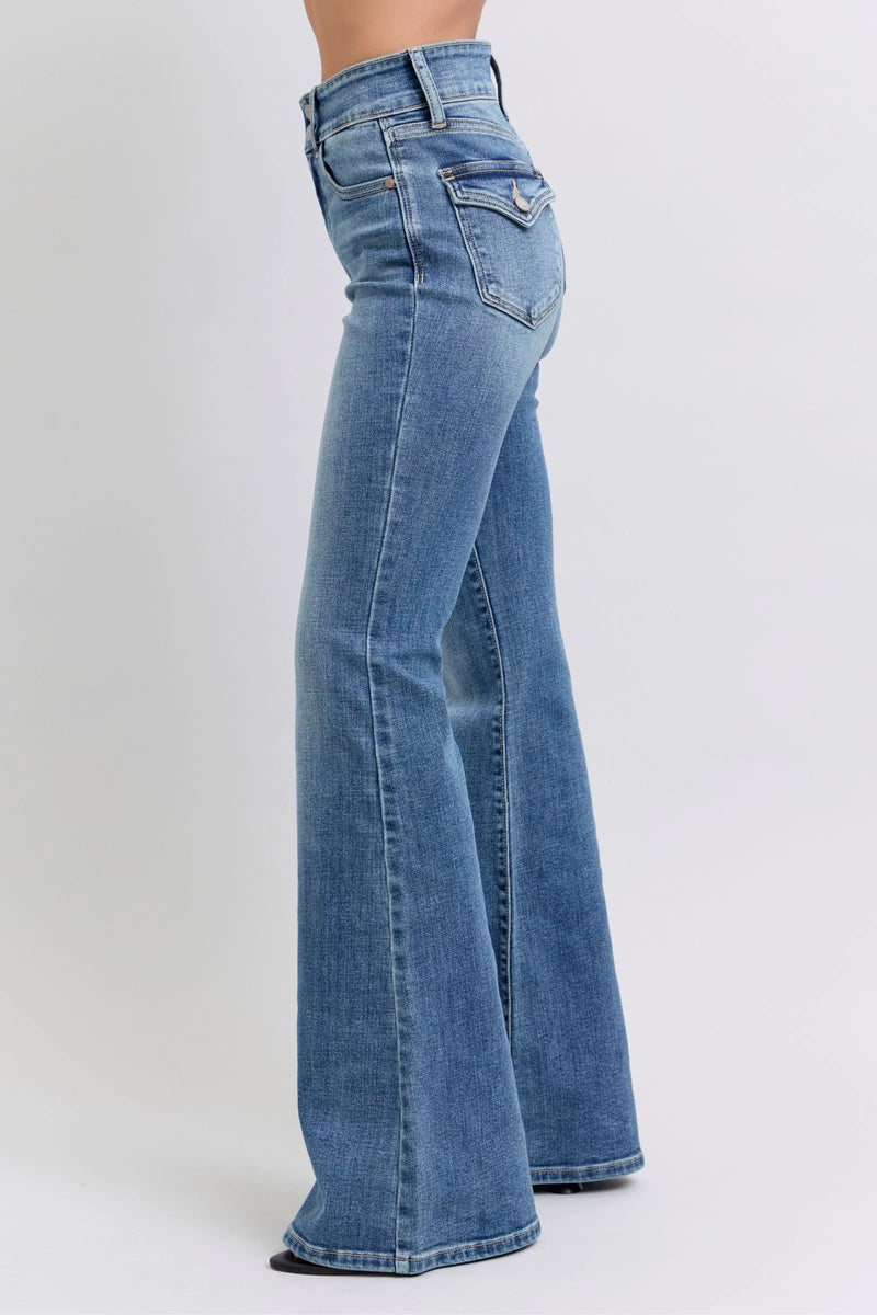 Judy Blue Hw Petite T.c. Retro Wide W/ Curve Coin Pkt main image 1