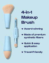 Load image into Gallery viewer, Alleyoop Multi-Tasker 4-in-1 Makeup Brushes