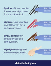 Load image into Gallery viewer, Alleyoop Pen Pal 4-in-1 Makeup Touch Up Pen - Make A Mauve