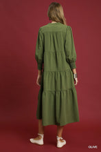 Load image into Gallery viewer, Camille Midi Dress - Olive