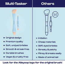 Load image into Gallery viewer, Alleyoop Multi-Tasker 4-in-1 Makeup Brushes