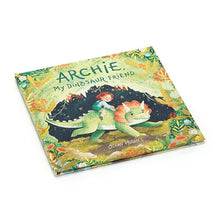 Load image into Gallery viewer, Jellycat Archie, My Dinosaur Friend Book