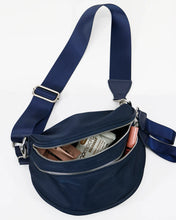 Load image into Gallery viewer, Zippered Belt Bag by Grace & Lace - Navy