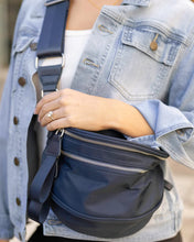 Load image into Gallery viewer, Zippered Belt Bag by Grace & Lace - Navy