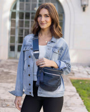 Load image into Gallery viewer, Zippered Belt Bag by Grace & Lace - Navy