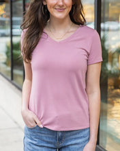 Load image into Gallery viewer, Grace & Lace Best Fit V-Neck Tee - Pink