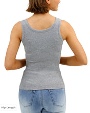 Load image into Gallery viewer, Grace & Lace Brami Tank - Heathered Grey *Hip Length*