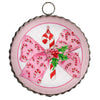 RTC Mini Gallery Charm - Vintage Candy Cane Bow
