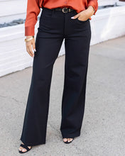 Load image into Gallery viewer, Grace & Lace Fab Fit Wide Leg Work Pant - Black