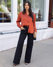 Load image into Gallery viewer, Grace & Lace Fab Fit Wide Leg Work Pant - Black