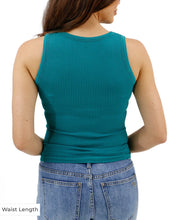 Load image into Gallery viewer, Grace & Lace Brami Tank - High Neck {Green} *Waist Length*