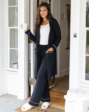 Load image into Gallery viewer, Grace & Lace Classic Black Hooded Modal Robe