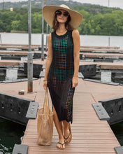 Load image into Gallery viewer, Grace & Lace Capri Knit Swim Cover-Up - Black