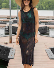 Load image into Gallery viewer, Grace & Lace Capri Knit Swim Cover-Up - Black