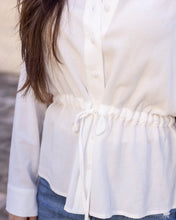 Load image into Gallery viewer, Grace & Lace Linen Button Up Day Shirt - Soft White