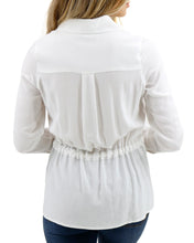 Load image into Gallery viewer, Grace & Lace Linen Button Up Day Shirt - Soft White