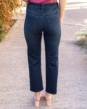 Load image into Gallery viewer, Grace & Lace Mel's Fave Straight Leg Cropped Denim - Non Distressed Dark Denim