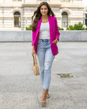 Load image into Gallery viewer, Grace & Lace Premium Denim High Waisted Mom Jean Distressed Light Mid Wash