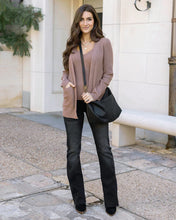 Load image into Gallery viewer, Grace & Lace Ribbed Knit Cardigan - Latte