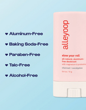 Load image into Gallery viewer, Alleyoop Slow Your Roll Natural Deodorant Mini - Pomegranate