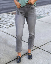 Load image into Gallery viewer, Grace & Lace Skinny Straight Leg Waist Shaper Jeans - Grey Wash