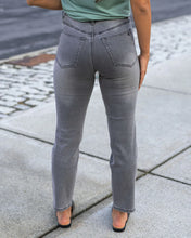 Load image into Gallery viewer, Grace & Lace Skinny Straight Leg Waist Shaper Jeans - Grey Wash