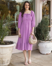 Load image into Gallery viewer, Grace & Lace Smocked Ruffle Maxi Dress - Orchid