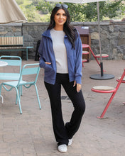 Load image into Gallery viewer, Grace & Lace Vintage Washed Zip Up Sweatshirt - Blue