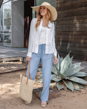 Load image into Gallery viewer, Grace & Lace Linen Button Up Day Shirt - Soft White