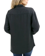 Load image into Gallery viewer, Grace & Lace Tencel Lyocell Utility Shirt Jacket - Black