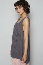 Load image into Gallery viewer, Aubree Sleeveless Top - Charcoal