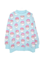 Load image into Gallery viewer, Santa Face Sweatshirt - Pink