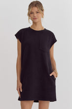 Load image into Gallery viewer, All Day T-Shirt Dress - Black