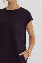 Load image into Gallery viewer, All Day T-Shirt Dress - Black