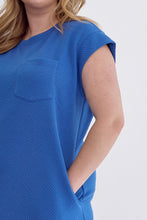 Load image into Gallery viewer, All Day T-Shirt Dress - Royal Blue *Curvy*