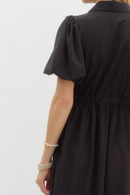 Load image into Gallery viewer, Bailey Button Up Midi Dress - Black