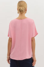 Load image into Gallery viewer, Blissful Basics V-Neck Top - Baby Pink *Regular & Curvy*