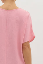 Load image into Gallery viewer, Blissful Basics V-Neck Top - Baby Pink *Regular & Curvy*