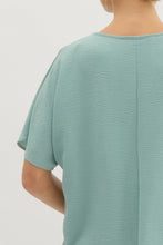 Load image into Gallery viewer, Blissful Basics V-Neck Top - Aloe *Regular & Curvy*