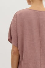 Load image into Gallery viewer, Blissful Basics V-Neck Top - Mocha *Regular & Curvy*