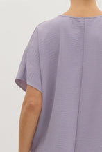 Load image into Gallery viewer, Blissful Basics V-Neck Top - Lavender *Regular & Curvy*