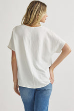 Load image into Gallery viewer, Blissful Basics V-Neck Top - Off White *Regular & Curvy*