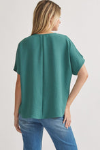 Load image into Gallery viewer, Blissful Basics V-Neck Top - Forest