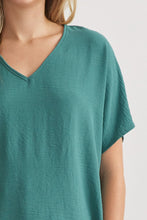 Load image into Gallery viewer, Blissful Basics V-Neck Top - Forest