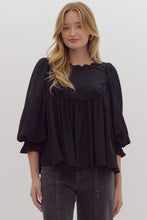 Load image into Gallery viewer, Anastasia Top - Black
