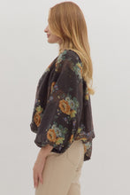 Load image into Gallery viewer, Alora Floral Top - Chocolate