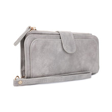 Load image into Gallery viewer, Annie Multi-Section Wallet - Gray