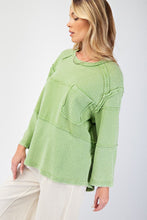 Load image into Gallery viewer, Allie Thermal Patch Top - Island Green