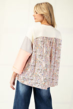 Load image into Gallery viewer, Andy Mix Print Pullover - Coral