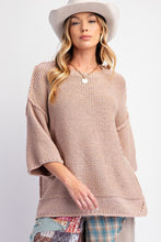 Load image into Gallery viewer, Brielle Knitted Boxy Sweater - Mauve